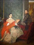 Edgar Degas Edmondo and Therese Morbilli china oil painting artist